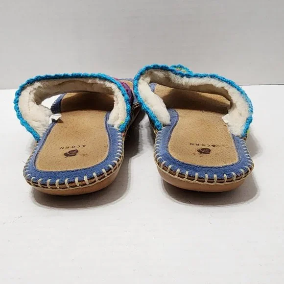Acorn Thong Sandal with Sheepskin Lining - Size 9 - Picture 5 of 8